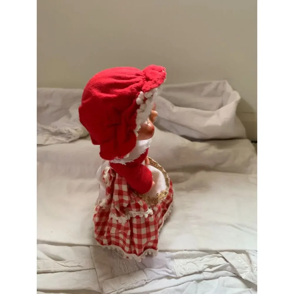 Musical Mrs Claus Windup Kitschy Figures Moving Christmas Holiday 9" Works Vtg - Picture 5 of 8